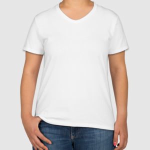 Hanes Women’s 100% Cotton V‑Neck T‑Shirt